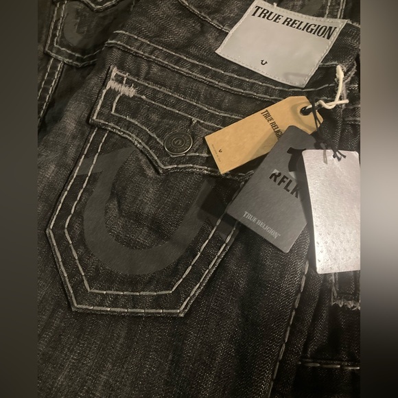 NWT Rare True Religion Ricky and Jimmy Super T RFLKT Complete Denim set - Picture 2 of 10